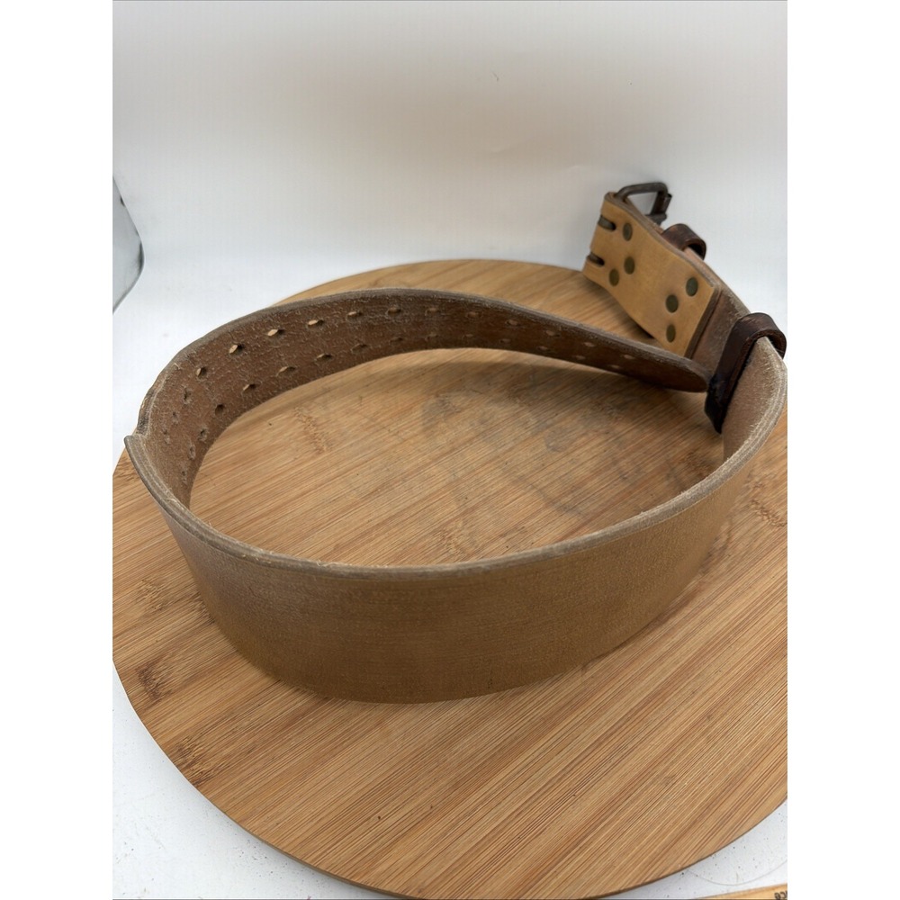Vintage Mr America Brand Chattanooga TN USA Leather Weight Lifting Belt Size M